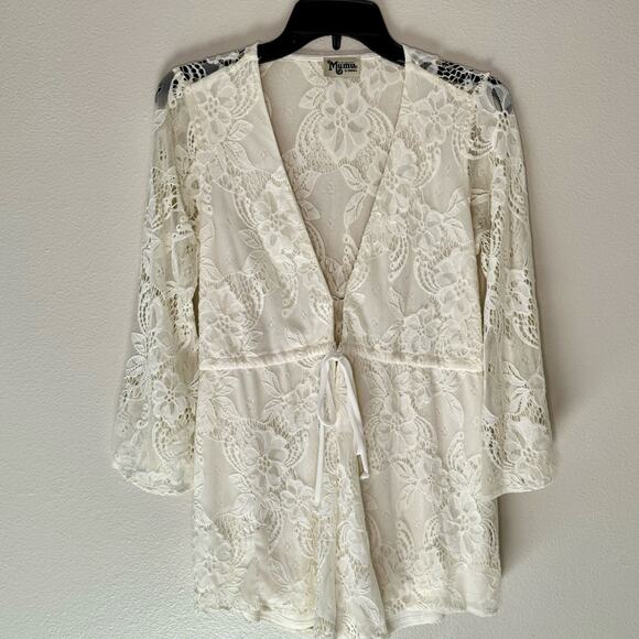Show Me Your MuMu Roxy Romper Lace Romper Women Size XS - Picture 1 of 14